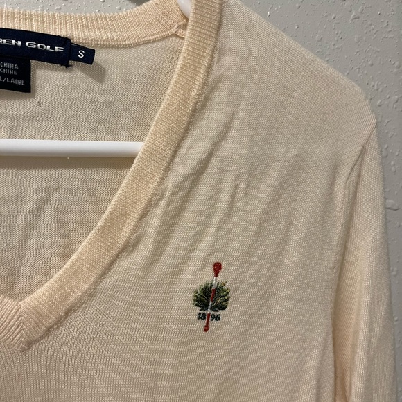 Ralph Lauren Lightweight Wool Sweater Size Small - Merion Golf Club - Picture 2 of 4